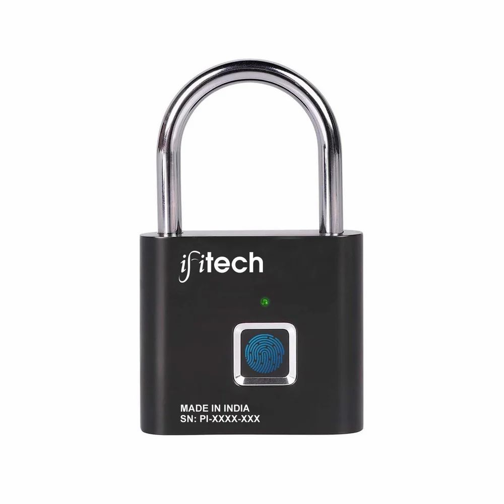 IFITech Fingerprint Padlock - Rechargeable Smart Fingerprint Lock with Warranty
