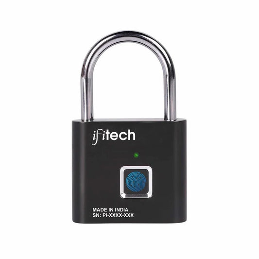 IFITech Fingerprint Padlock - Rechargeable Smart Fingerprint Lock with Warranty